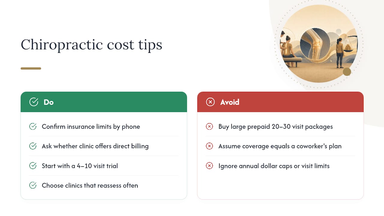 What Does Chiropractic Care for Knee Osteoarthritis Cost? — overview diagram