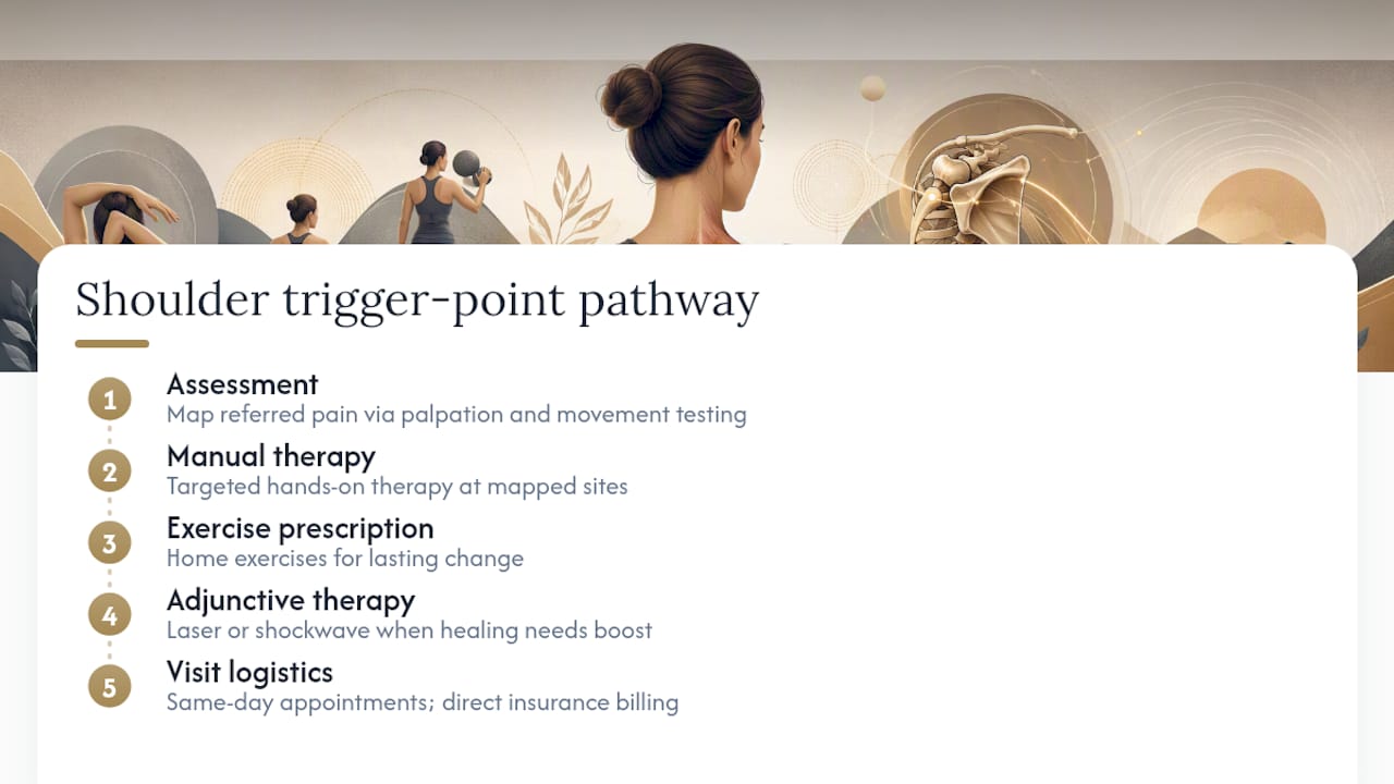 Clinical pathway for shoulder trigger-point care