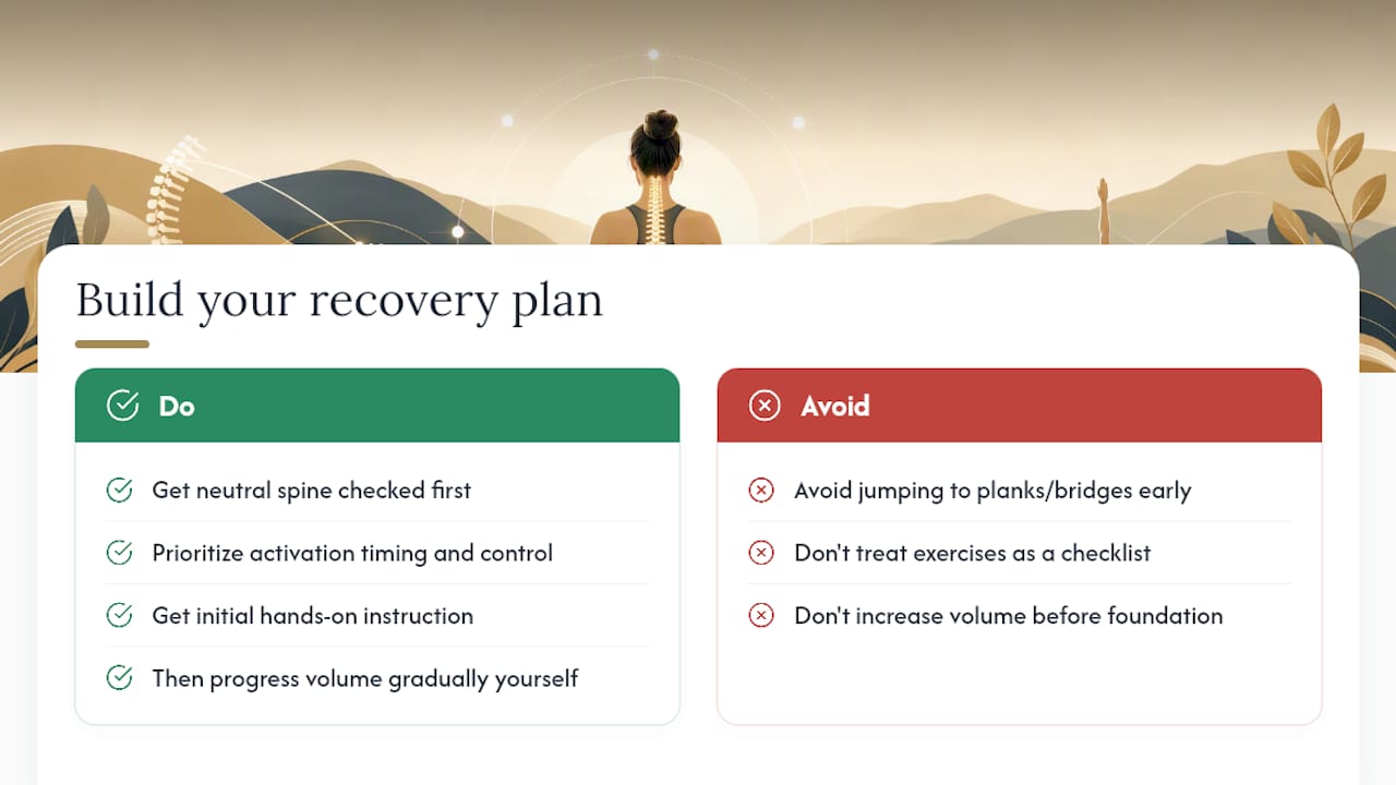 Ready to Build Your Recovery Plan? — overview diagram